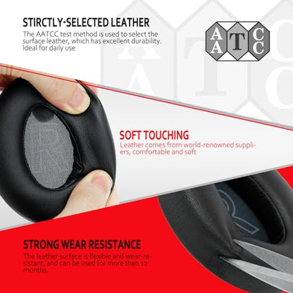 Soundcore Replacement Ear Pads – Fits Soundcore Life Q20 Replacement Ear Pads, Soft Memory Foam Soundcore Q20 Replacement Ear Pads for Anker Q20/Q20i/Q20BT Headphones – Black