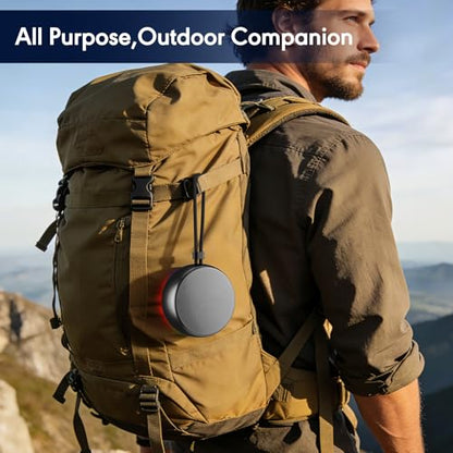 Shower Speaker Bluetooth Waterproof, IP67 Waterproof Portable Wireless Speaker with Metal Body, Bluetooth 5.4, Rich Bass, RGB Lights, Support TF Card/AUX for Bathroom, Travel, Outdoor Gift