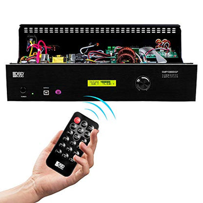 OSD Audio SMP1000 모노 1000W 클래스 D 서브 우퍼 앰프, DSP 앱 컨트롤, LED 스크린 (SMP1000DSP) - size: 1000W DSP