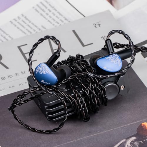Kiwi Ears Cadenza II in Ear Monitor, 10mm Titanium Dynamic Driver IEM Earphone + Kiwi Ears SONICAP Waterproof IEM Hard Case