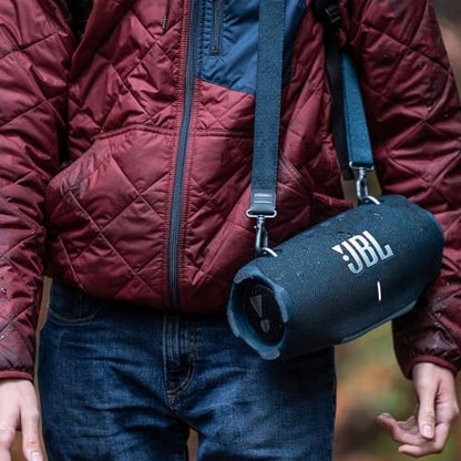 JBL Xtreme 4 - Portable Waterproof Speaker - Blue | Next level massive JBL Pro Sound, Up to 24 hours of playtime plus 6 hours with Playtime Boost, Convenient shoulder strap - color: Blue