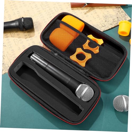 Portable Mic Storage Case with Zipper for Dual Microphone
