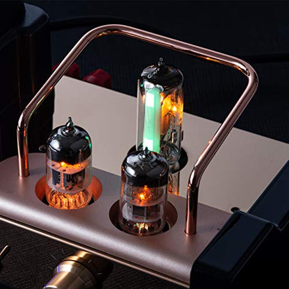 Dared MP-5BT a Stereo Vacuum Tube Integrated Amplifier,Hybrid Amplifier, Bluetooth Connection,USB/DAC Input, Headphone Output, Pre Output,25Wx2,with Tubes 6N1*1,6N2*1,6E2*1, AC110V and AC230V Optional