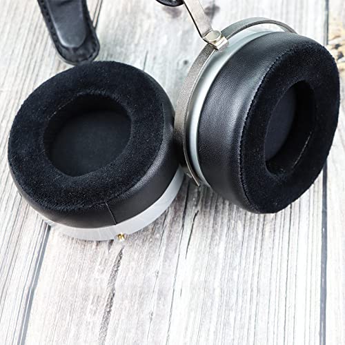 MOLGRIA SUNDARA Velour Sheepskin HE300/400 Ear Pads Cushion Replacement Earpads for HiFiMan HE300 HE400 400SE 500SE 560SE Wired and Wireless Headphones - color: Sheepskin Leather