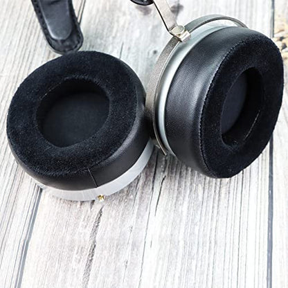 MOLGRIA SUNDARA Velour Sheepskin HE300/400 Ear Pads Cushion Replacement Earpads for HiFiMan HE300 HE400 400SE 500SE 560SE Wired and Wireless Headphones - color: Sheepskin Leather