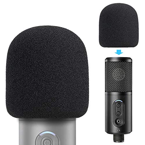 ATR2500x Pop Filter Foam Cover - Mic Windscreen Customized for Audio Technica ATR2500x-USB, ATR2500-USB Cardioid Condenser USB Microphone to Blocks Out Plosives