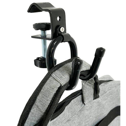 Clamp-On Headphone Stand Headset Holder PC Gaming Headset Hook Hanger, with Adjustable & Rotating Arm Clamp - Horizontal or Vertical Installation - Easy to use. for All Headphones Size