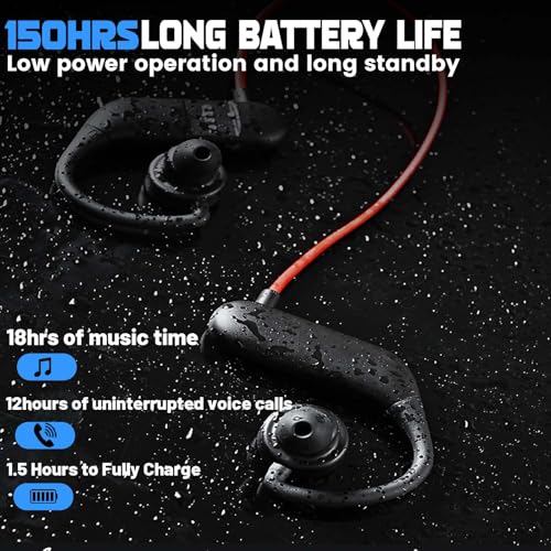IP68 Waterproof Earbuds with 32GB MP3 Player Bluetooth 5.2 Wireless Headphones, Sports, Gym