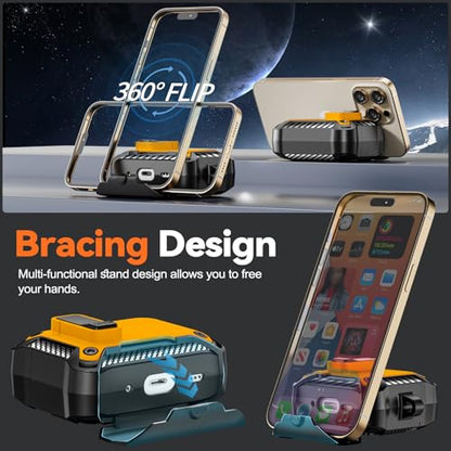 for AirPods Pro 1st/2nd Case with Lock & Phone Stand(Yellow) | Automatic Snap Switch Lock,Carbon Fiber Texture Design Cover with Cleaner Kit - color: BB-yellow
