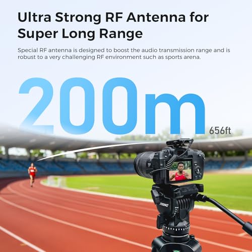 Wireless Lavalier Microphone for iPhone/Android/Camera/PC | AI Noise Cancellation, 7H Battery Life, 656ft Transmission, LCD Display, Wireless Lapel Microphone for Streaming, Recording - style: 1TX+1RX