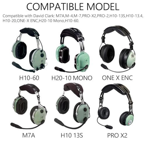 Microphone Cover for David Clark M7A Mic Cover, M-4 / M-7 / H10 / H20 /DC PRO-X2 / PRO-2 / DC ONE-X ENC Headset Aviation Microphone Replacement Pop Filter Protector, 3pack