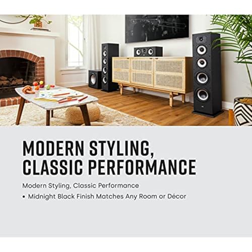 Polk Audio Monitor XT70 Large Home Tower Speaker (Single, Midnight Black) - style: Large Tower Speaker (XT70)