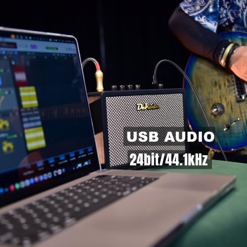 DeKode iG-10Pro+ 10W Portable Electric Guitar Amplifier | Built-in Reverb & Delay, BT Connection, OTG Recording, Headphone Out, USB Charging, Ideal for Beginner & Pro Guitar Practice