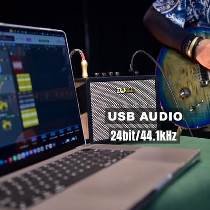 DeKode iG-10Pro+ 10W Portable Electric Guitar Amplifier | Built-in Reverb & Delay, BT Connection, OTG Recording, Headphone Out, USB Charging, Ideal for Beginner & Pro Guitar Practice