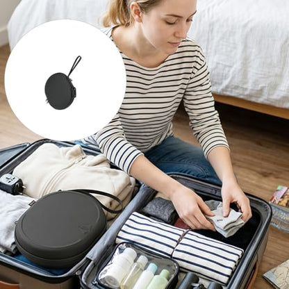Universal Hard Shell Storage Case for Medium Small Over Ear Headphones Black
