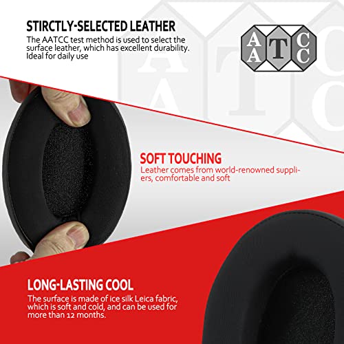 Cooling-Gel Earpads for HyperX Headset, HyperX Cloud 2 Replacement Earpads, HyperX Clouds Ear Pads, fit HyperX Cloud ALPHA/1/2/WIRELESS/ALPHA/ALPHA S/CORE/Stinger/Flight/Mix - style: Cooling-gel