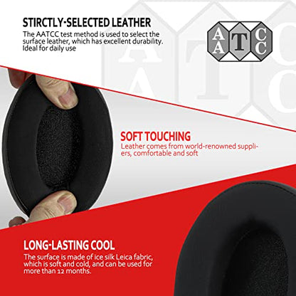 Cooling-Gel Earpads for HyperX Headset, HyperX Cloud 2 Replacement Earpads, HyperX Clouds Ear Pads, fit HyperX Cloud ALPHA/1/2/WIRELESS/ALPHA/ALPHA S/CORE/Stinger/Flight/Mix - style: Cooling-gel