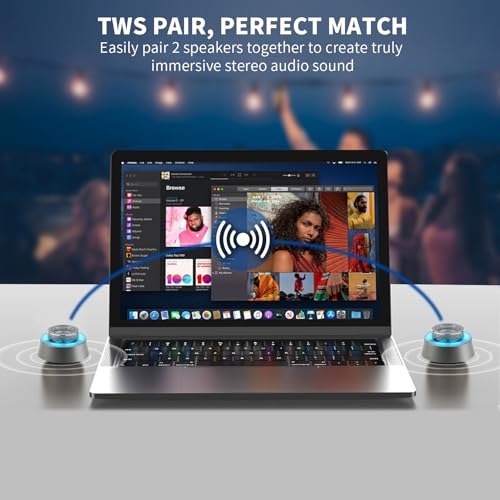 Bluetooth Shower Speaker, IP67 Waterproof Wireless Speaker