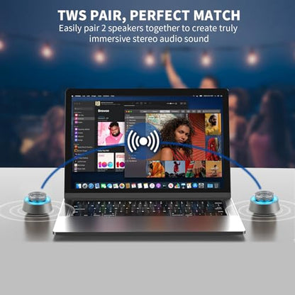 Bluetooth Shower Speaker, IP67 Waterproof Wireless Speaker