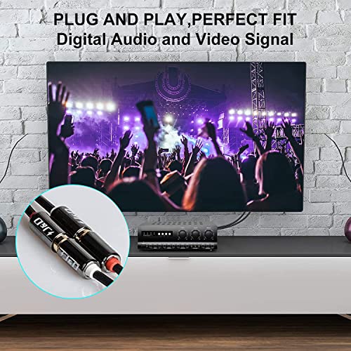 J&D 2 RCA Extension Cable 3 Feet Bundle