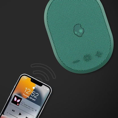 Skullcandy Kilo XT Wireless Bluetooth Speaker - IPX7 Waterproof Mini Bluetooth Speaker with 24 Hour Battery, Downward Firing Passive Radiator, and True Wireless Pairing - Perfect for Outdoor (Green) - color: Green