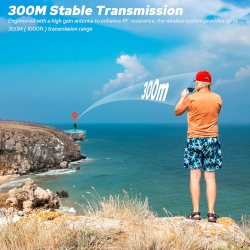Godox Cube-SC 2.4G Wireless Lavalier Microphone with USB C 48kHz/24bit >70dB SNR, Max 115dB SPL, 300M transmission 30H long duration Apple Find My Support APP Control for iPhone 15/16 & Android device