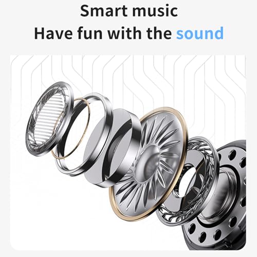 Earbuds, Small Sleeping Earbuds Wirelesss Bluetooth5.3, Mini Sleep Ear Buds for Side Sleepers with LED Battery Display & Built in Mic, for iOS for Android, for Driving,
