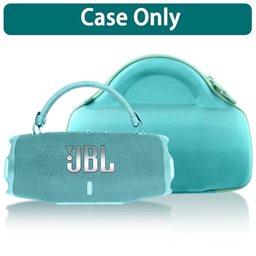 Aenllosi Hard Case for JBL Charge 6 Speaker, Mint Green | EVA case construction, Water-resistant design, Dust-resistant design, Protective case only - color: Mint Green