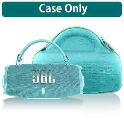 Aenllosi Hard Case for JBL Charge 6 Speaker, Mint Green | EVA case construction, Water-resistant design, Dust-resistant design, Protective case only - color: Mint Green
