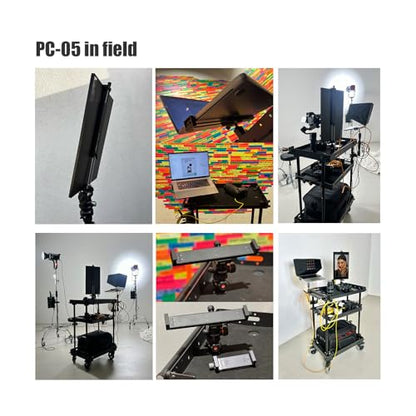 SUNWAY PC-05 Clamp for Arca Swiss Tripod – Laptop Holder for MacBook Pro & Tablet Mount for Pad