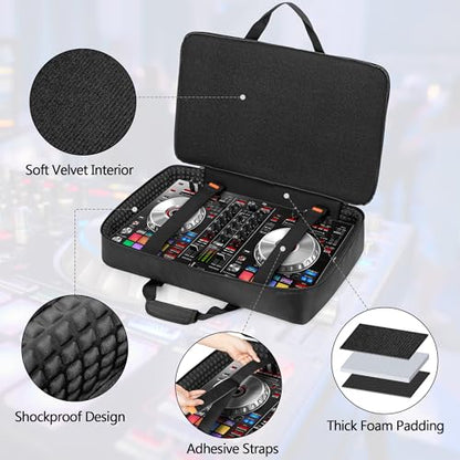 Rexmica DJ Controller Carrying Case Bag Fits for Pioneer DDJ RX/SX/SX2/SX3