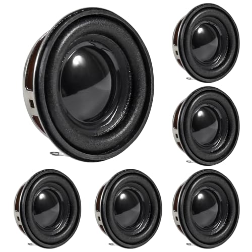 6Pcs 1.5Inch 40MM Mini Portable Speakers 4ohm 3W Full Frequency Stereo Sound Small HiFi Speaker