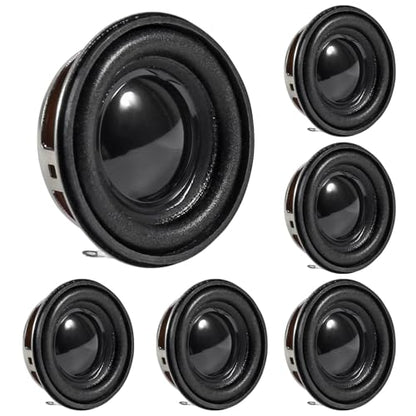 6Pcs 1.5Inch 40MM Mini Portable Speakers 4ohm 3W Full Frequency Stereo Sound Small HiFi Speaker