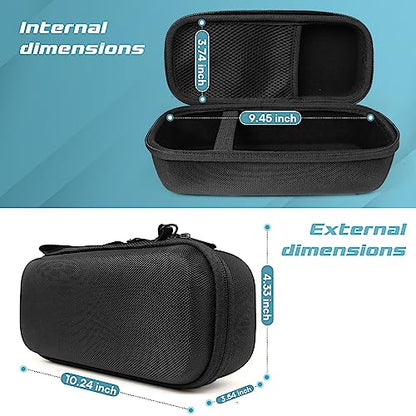 Hard Travel Speaker Case for Bose SoundLink Flex Speaker,For Anker Soundcore Motion 300 Wireless Hi-Res Portable Speaker,Waterproof and Drop-Proof, Box Only (Black)…