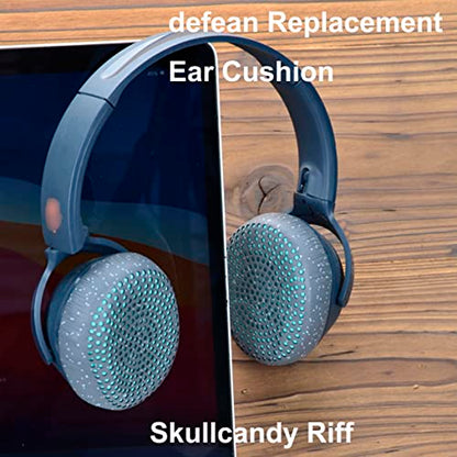 Riff Earpads - defean Replacement Ear Cushion Ear Pads Compatible with Skullcandy Riff Wireless On-Ear Headphones (Blue) - color: Blue