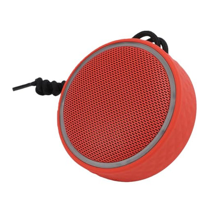 GOWENIC Bluetooth Shower Speaker, Bluetooth 5.3 Connection, IPX6 Water Proof, with Suction Cup and Hanging Rope, for Camping, Cycling or Poolside (Red) - color: Red