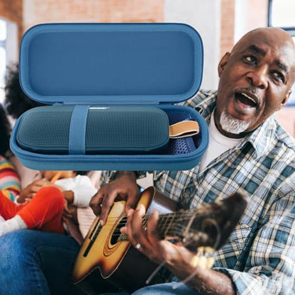 Aenllosi Hard Case for Bose SoundLink Flex 2nd Gen Speaker, Twilight Blue | EVA Hard Shell, Drop Resistant Protection, Water Resistant Protection, Dust Proof Protection, Protective Case Only - color: Twilight Blue, style: Hard Case for Bose SoundLink Flex