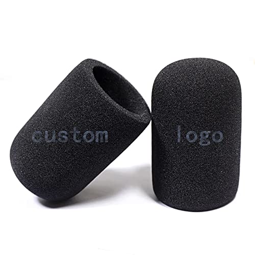 custom microphone cover Windshield foam cover microphone isolation shield Anchor Interview Headphones Windproof (cylinder) - size: cylinder