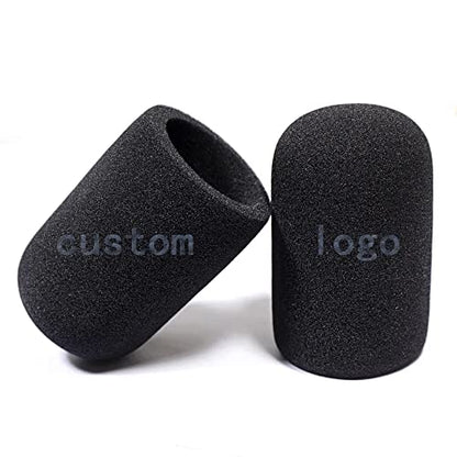 custom microphone cover Windshield foam cover microphone isolation shield Anchor Interview Headphones Windproof (cylinder) - size: cylinder