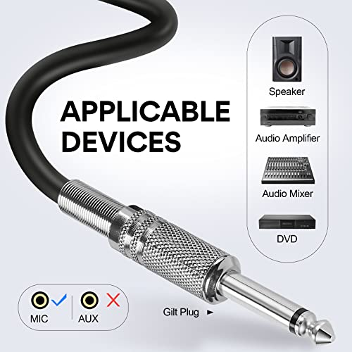 OneOdio ON55 Wired Dynamic Microphone for Singing, 16.4ft XLR Cable | Metal handheld body, on/off switch, mic clips and cardioid pickup for karaoke, amps, speakers, parties and speeches