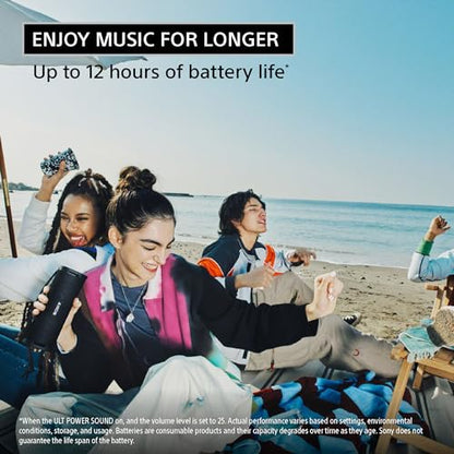 Sony ULT Field 1 Wireless Bluetooth Portable Waterproof Speaker, Orange | 12 Hr Battery, IP67 Rated Waterproof, Dustproof, Shockproof Rustproof, Detachable Strap, Hands-free Calling, Enhanced Bass - color: Orange, style: ULT Field 1