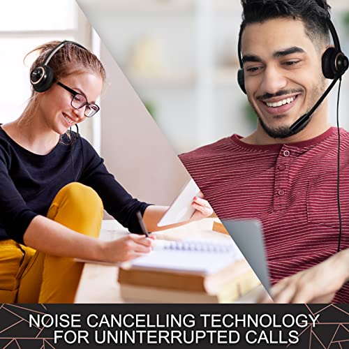 Sonitum Bulk Headsets With Microphone (10 Pack) - Noise Canceling Computer Headset For Office, Meetings, Chat- Comfortable Over-Ear PC Headphones With Rotating Mic- 3.5 Jack For Universal Connectivity - size: 10 Pack