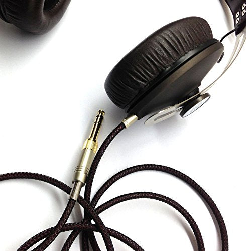 NewFantasia Replacement Audio Upgrade Cable Compatible with Sennheiser Momentum, Momentum 2.0, HD1 Over-Ear On-Ear Headphones 1.5meters/4.9feet - size: 1.5m
