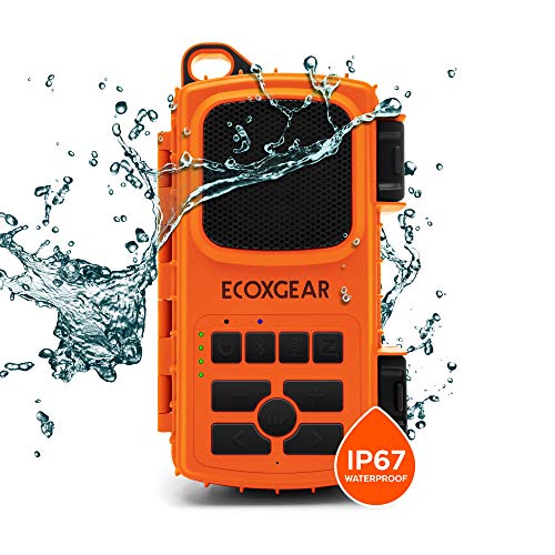 ECOXGEAR EcoExtreme 2 Dry Box Bluetooth Speaker for Your Smartphone (Orange) - color: Orange