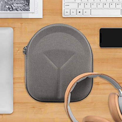 Geekria Shield Headphones Case Compatible with B&O Beoplay HX, H9i, H95, H9 3rd Gen, H8, H7, H6, Portal Gaming, Replacement Hard Shell Travel Carrying Bag with Cable Storage (Gray Brown) - color: Gray Brown