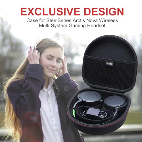 Case for SteelSeries Arctis Nova Pro/1/3/4/5/5X/5P/1P Gaming Headset | Hard Carrying Travel Case for SteelSeries Arctis Nova Pro/1/3/4/5/5X/5P/1P Wireless Gaming Headset - size: for SteelSeries Arctis Nova Pro
