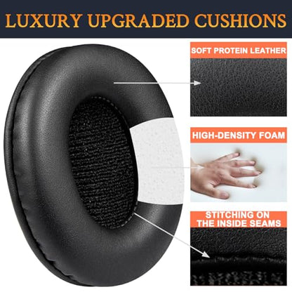 SOULWIT Earpads for Sony MDR-7506/MDR-V6/MDR-V7/MDR-CD900ST - Black - color: Black