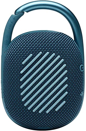 JBL Clip 4: Portable Speaker with Bluetooth, Built-in Battery, Waterproof and Dustproof Feature - Blue New (Renewed) - color: .Blue