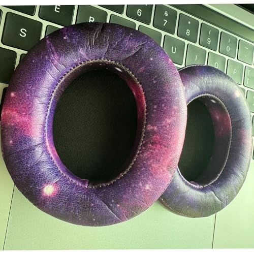 Beats Studio 3 Ear Pads, BUTIAO Replacement Protein Leather Earpads Memory Foam Ear Cushion Cups Repair Parts for Beats Studio 3 Studio 2 Wireless Wired Headphones by Dr.Dre (Galaxy) - color: Galaxy