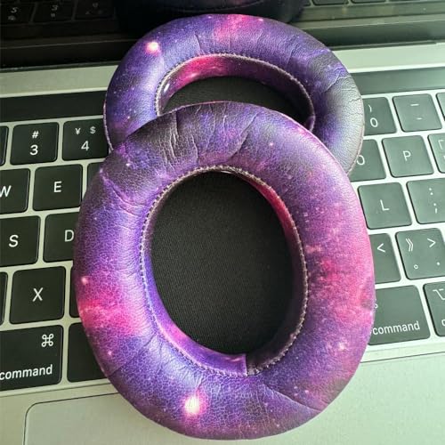 Beats Studio 3 Ear Pads, BUTIAO Replacement Protein Leather Earpads Memory Foam Ear Cushion Cups Repair Parts for Beats Studio 3 Studio 2 Wireless Wired Headphones by Dr.Dre (Galaxy) - color: Galaxy